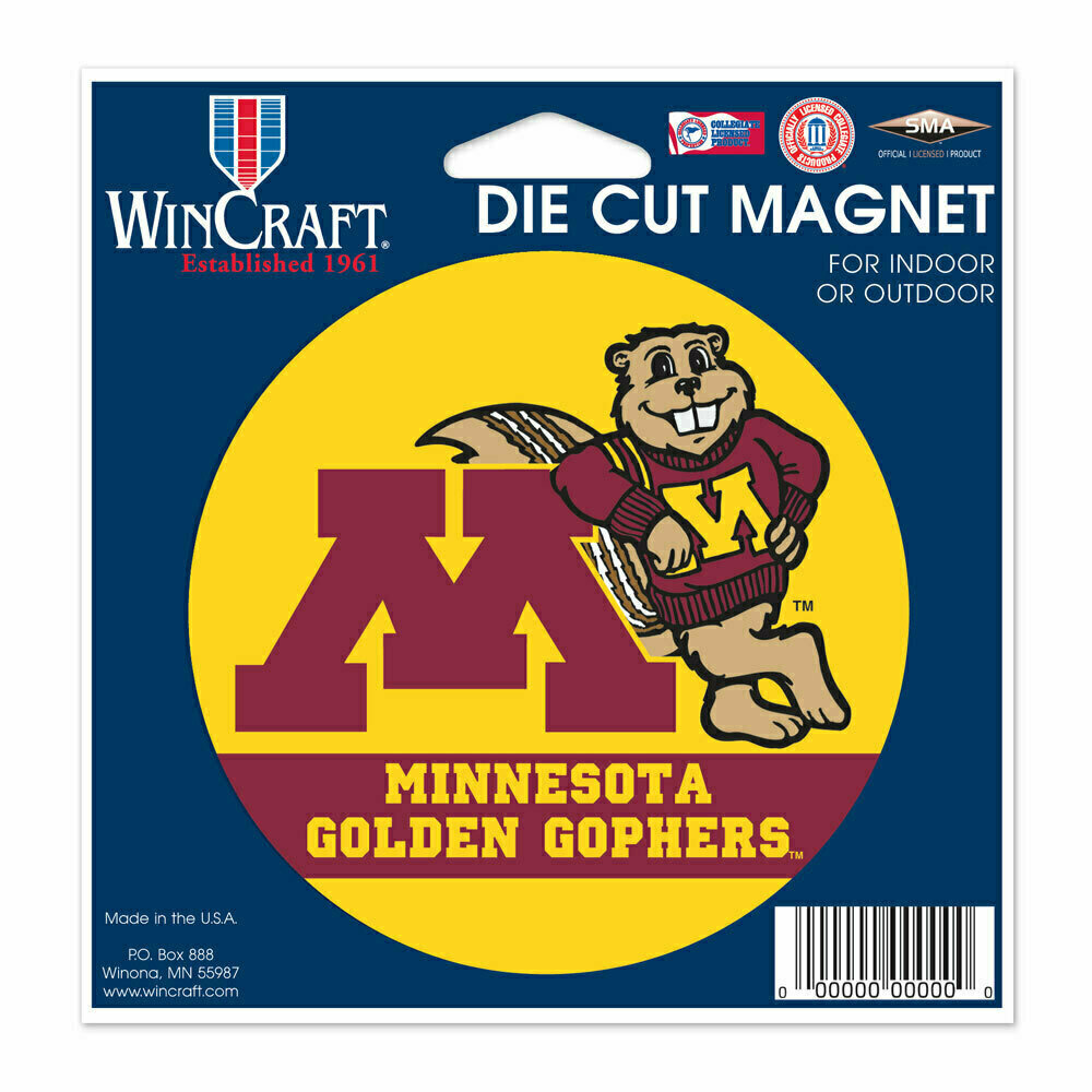 Minnesota Golden Gophers Die Cut Logo Magnet