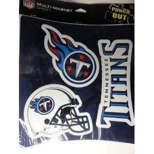 Tennessee Titans Multi Magnet Sheet 3 Pack