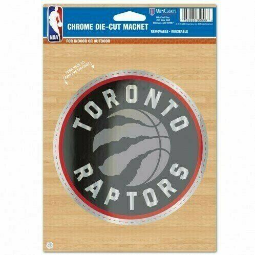 Toronto Raptors Die Cut Chrome Magnet