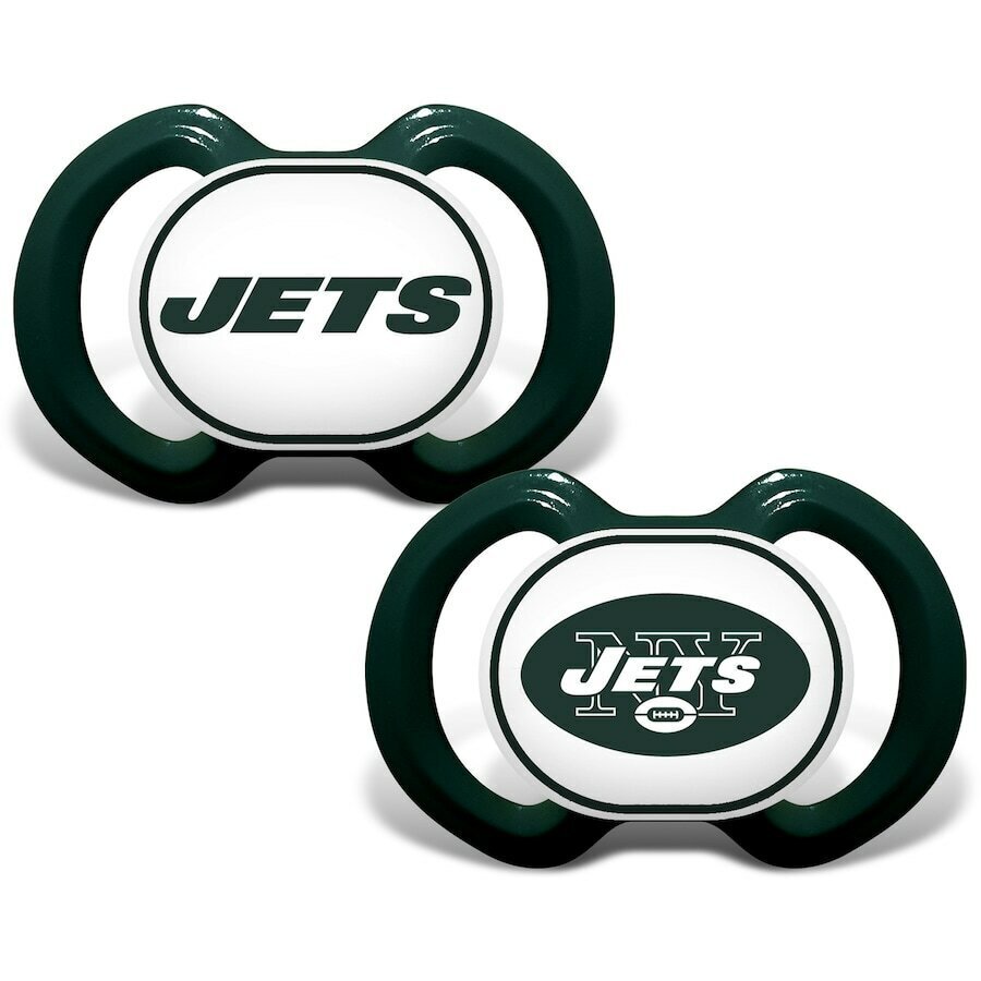 New York Jets 2 Pack Baby Pacifier Set