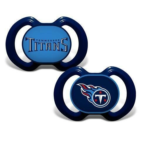 Tennessee Titans 2 Pack Baby Pacifier Set
