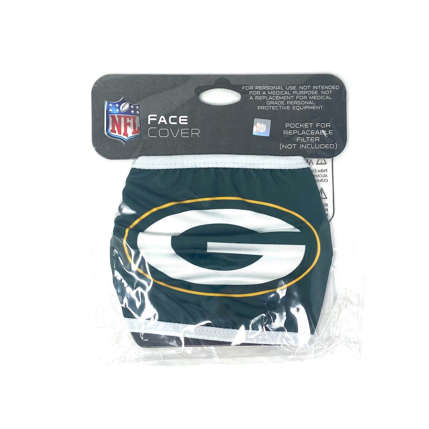 Green Bay Packers Adult Face Cover