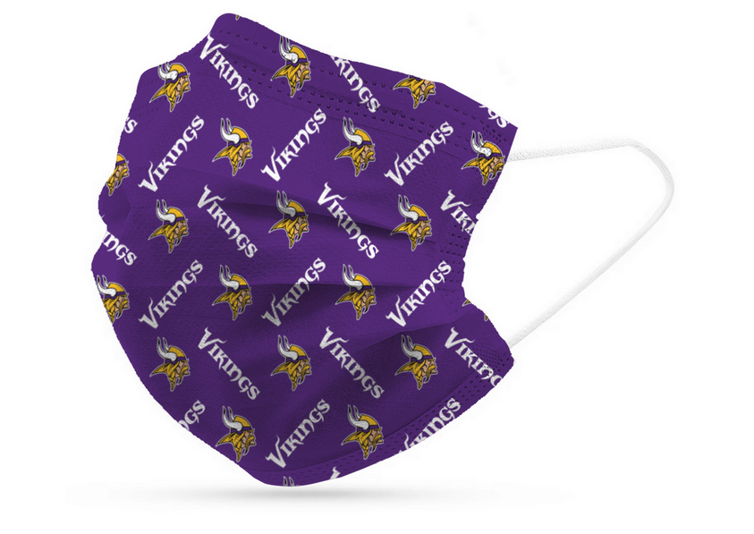 Minnesota Vikings Disposable Mask 6 Pack