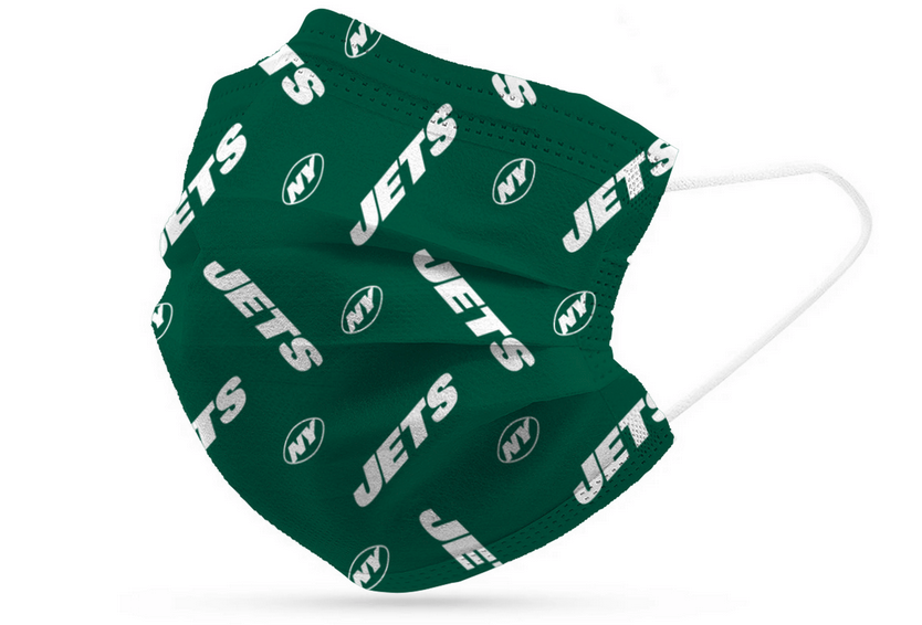 New York Jets Disposable Mask 6 Pack