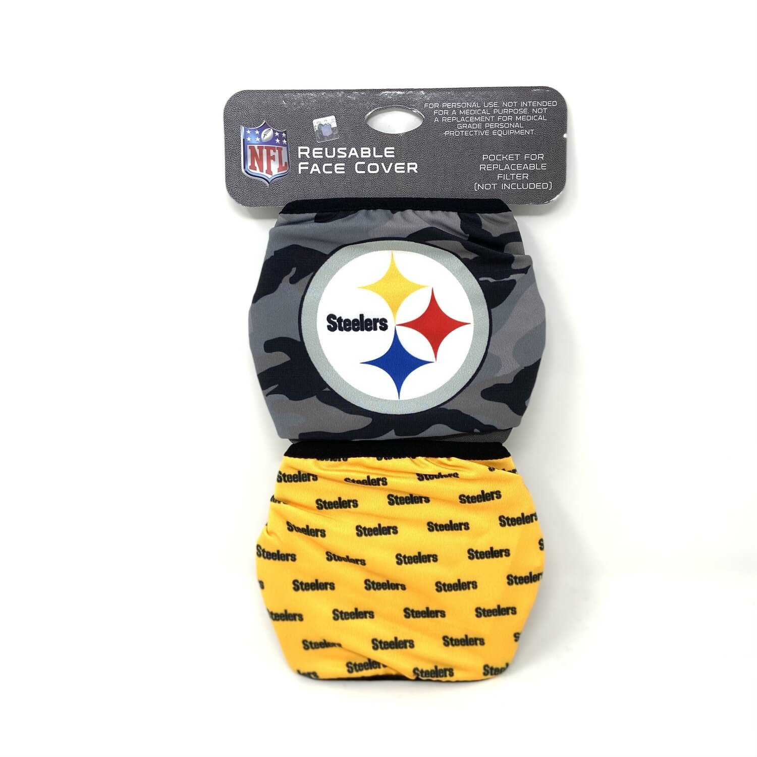 Pittsburgh Steelers 2 Mask Designs Face Covering