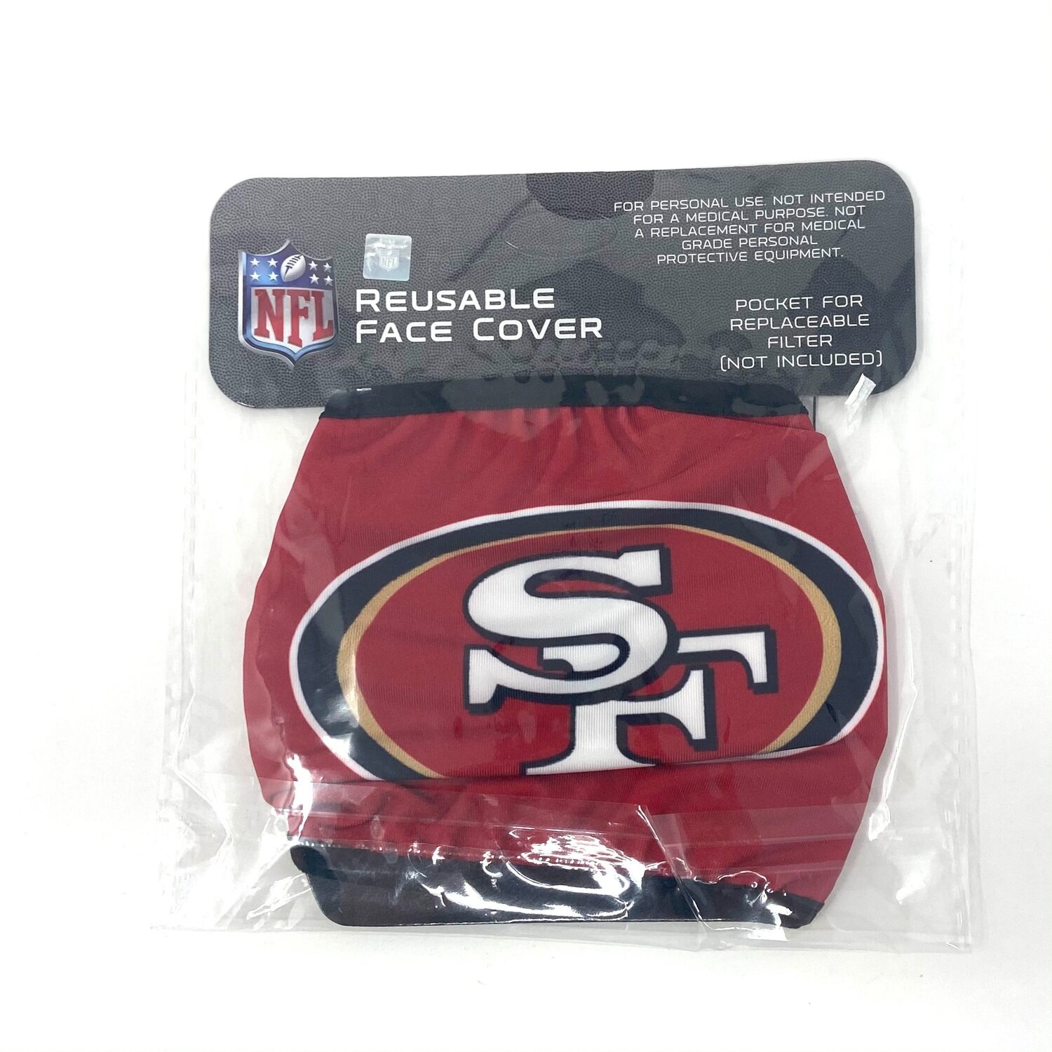 San Francisco 49ers Adult Face Cover