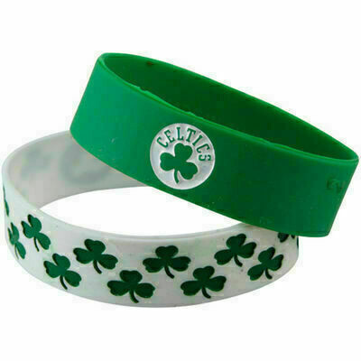 Boston Celtics Rubber Bulk Wrist Bands