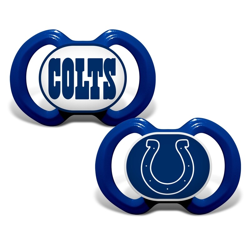 Indianapolis Colts 2 Pack Baby Pacifier Set