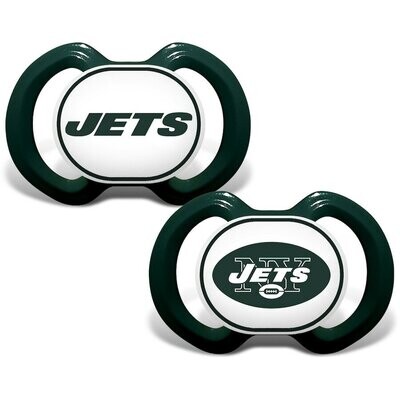 New York Jets 2 Pack Baby Pacifier Set New York Jets 2 Pack Baby Pacifier Set