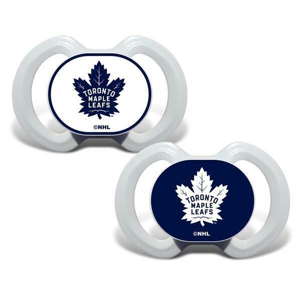 Toronto Maple Leafs 2 Pack Baby Pacifier Set