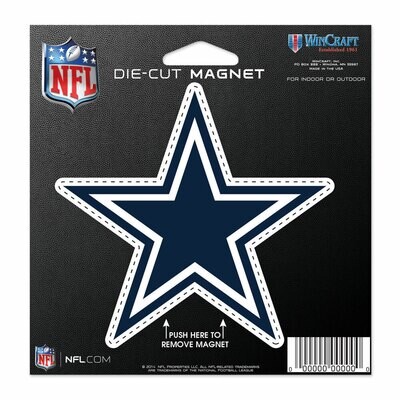 Dallas Cowboys Die Cut Logo Magnet