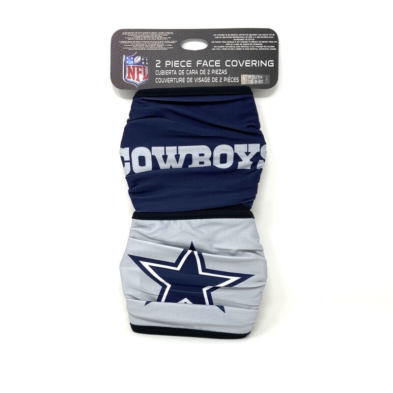 Dallas Cowboys 2 Mask Designs Face Covering