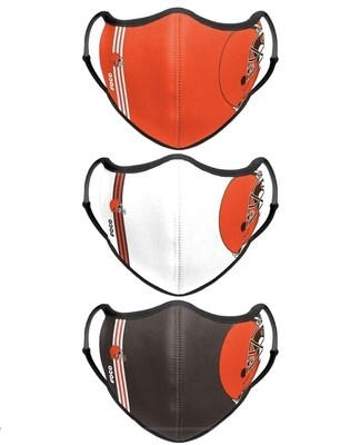 Cleveland Browns Sport High End Face Cover 3 Pack Cleveland Browns Sport High End Face Cover 3 Pack
