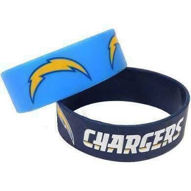 Los Angeles Chargers Rubber Bulk Wrist Bands