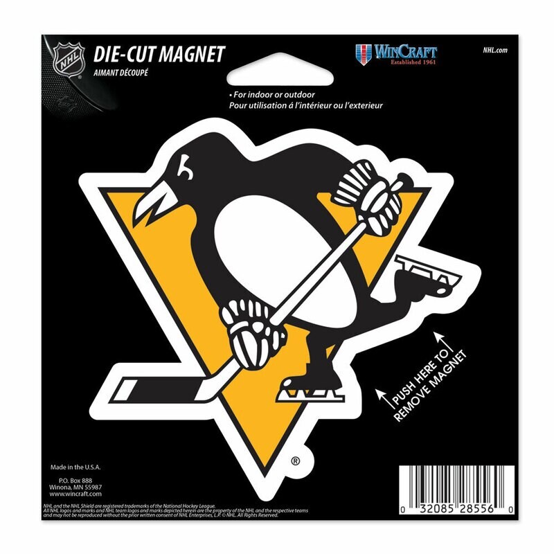 Pittsburgh Penguins Die Cut Logo Magnet