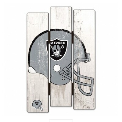 Las Vegas Raiders 11"x 17" Wood Fence Sign