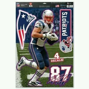 New England Patriots Rob Gronkowski 11" x 17" Multi-Use 4 Piece Decal