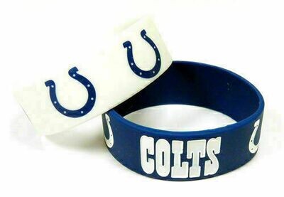 Indianapolis Colts Rubber Bulk Wrist Bands