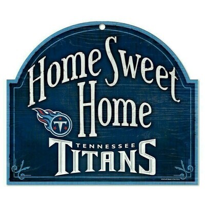 Tennessee Titans 10"x 11" Home Sweet Home Wooden Sign