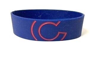 Chicago Cubs Rubber Bulk Wrist Band