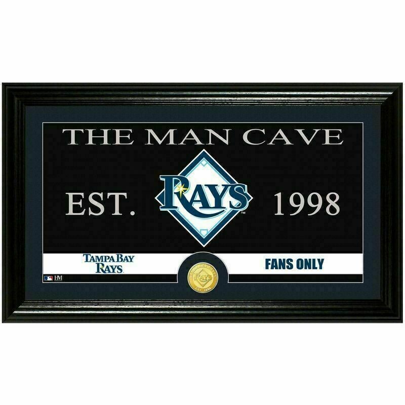 Tampa Bay Rays Man Cave Bronze Coin Panoramic Photo Mint