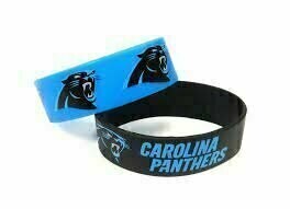 Carolina Panthers Rubber Bulk Wrist Bands
