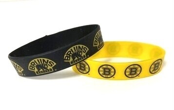 Boston Bruins Rubber Bulk Wrist Bands