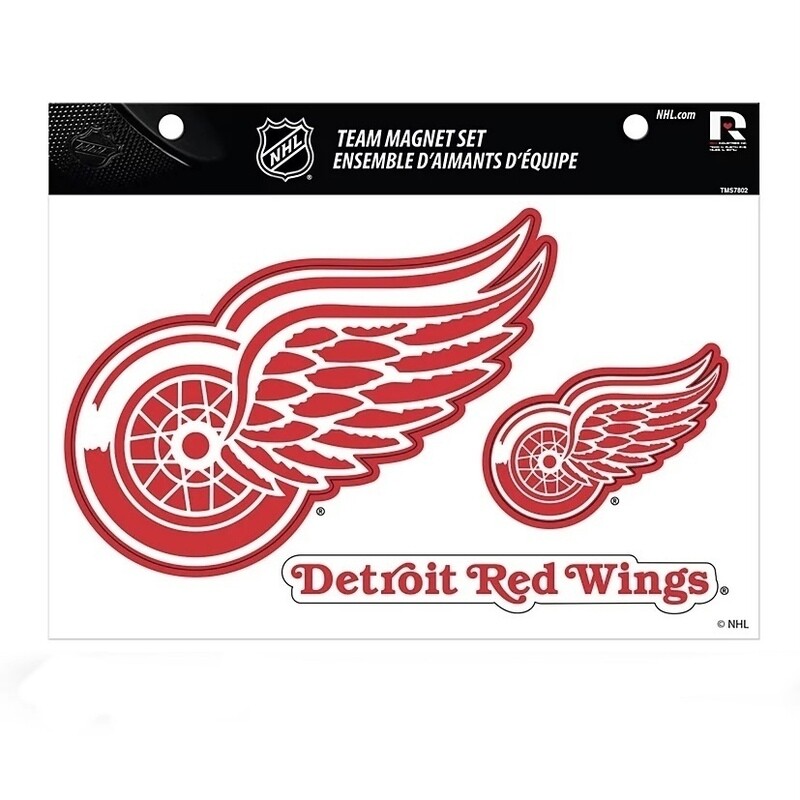 Detroit Red Wings 3 Piece Magnet Set