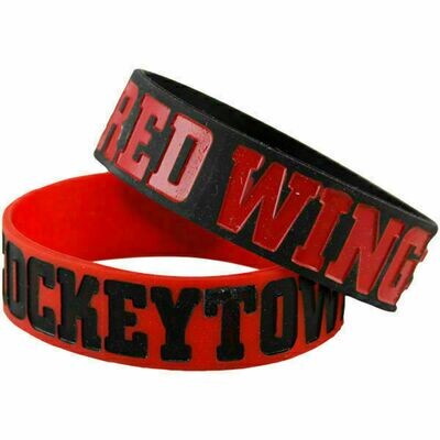 Detroit Red Wings Rubber Bulk Wrist Bands