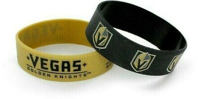 Vegas Golden Knights Rubber Bulk Wrist Bands