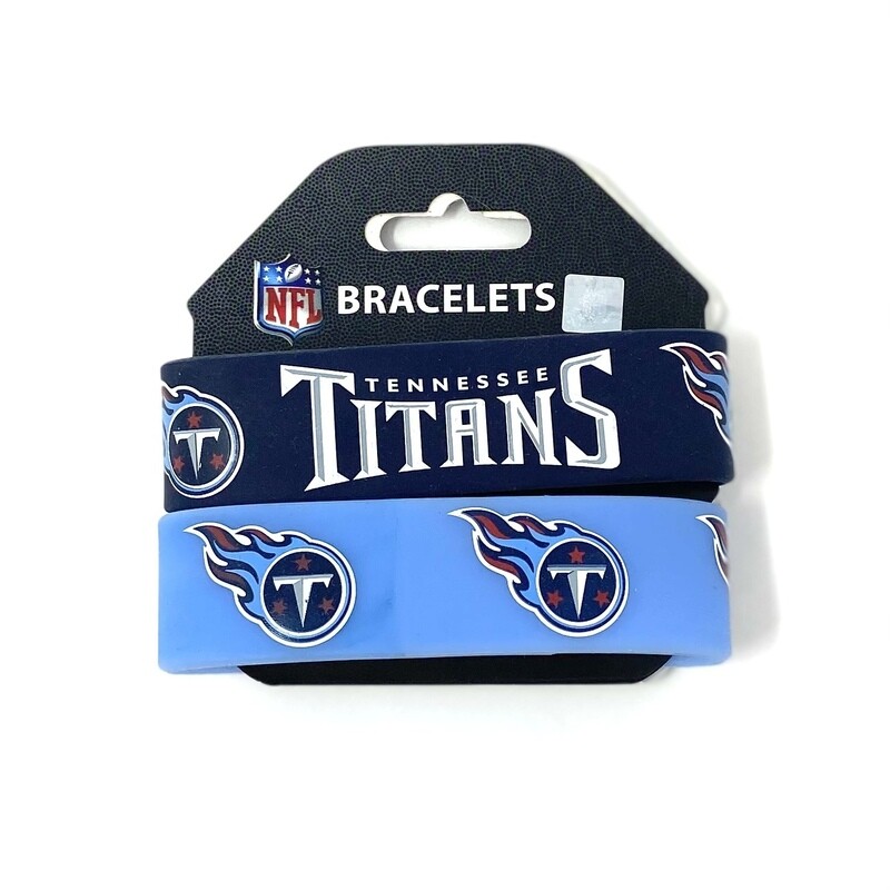 Tennessee Titans Rubber Bulk Wrist Bands