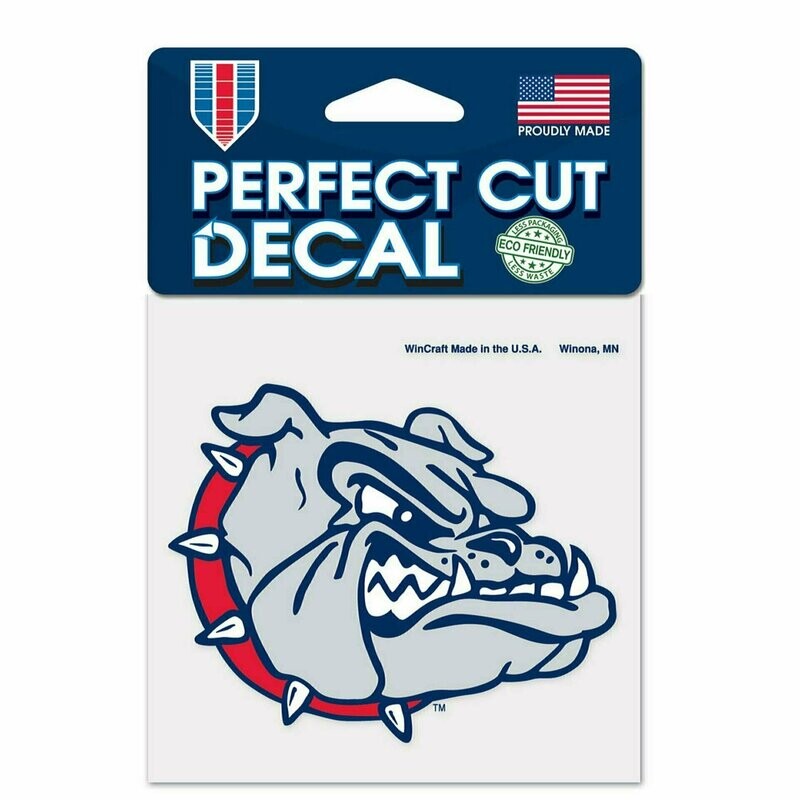 Gonzaga Bulldogs 4" x 4" Perfect Cut Color Decal