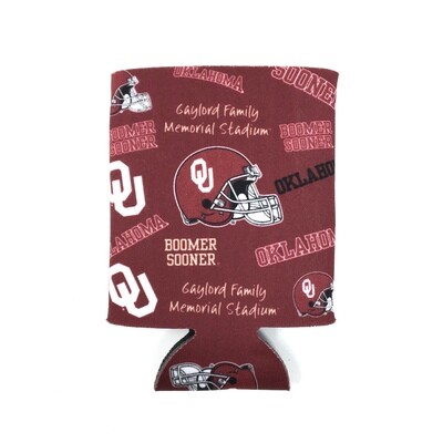 Oklahoma Sooners NCAA 12 Ounce Can Cooler Koozie Oklahoma Sooners NCAA 12 Ounce Can Cooler Koozie