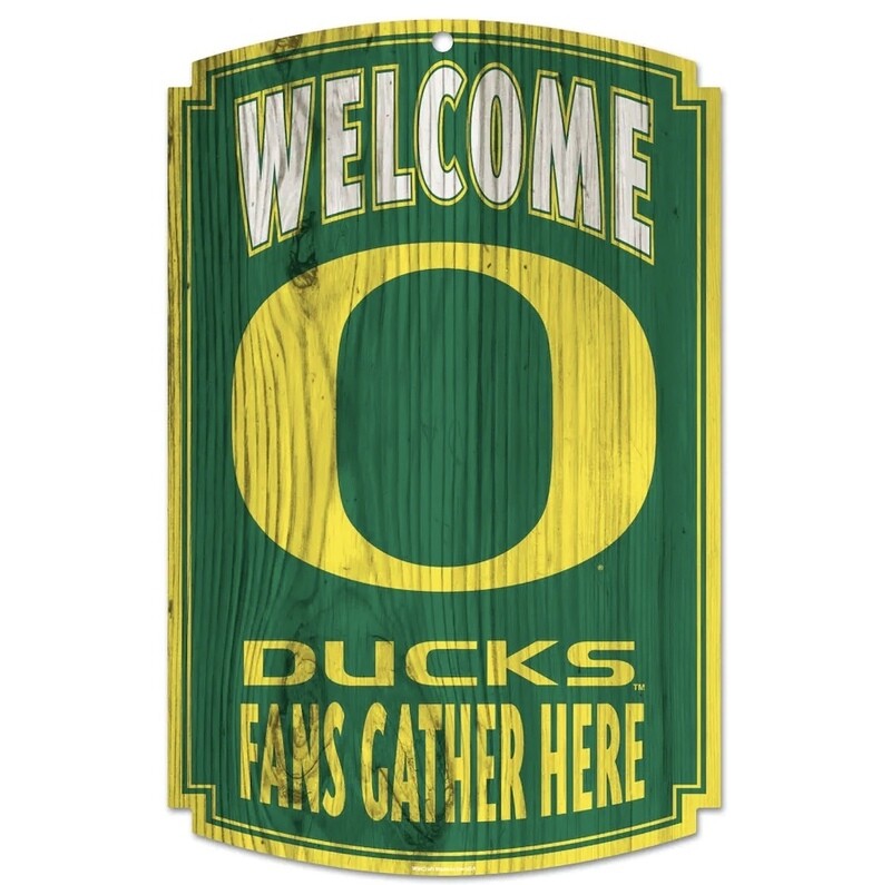Oregon Ducks 11"x 17" Wooden Sign