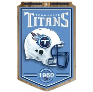 Tennessee Titans 11"x 17" Wooden Established Sign