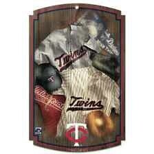 Minnesota Twins Cooperstown 11"x 17" Wooden Sign