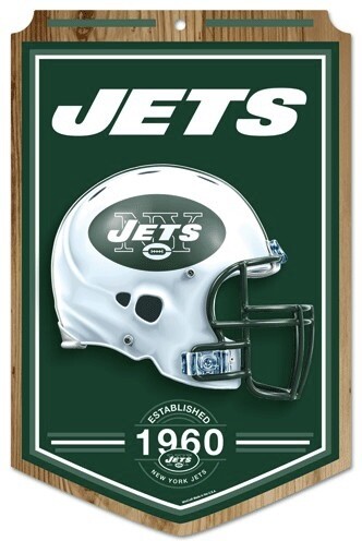 New York Jets 11"x 17" Wooden Established Sign