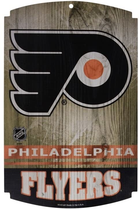 Philadelphia Flyers 11"x 17" Wooden Sign