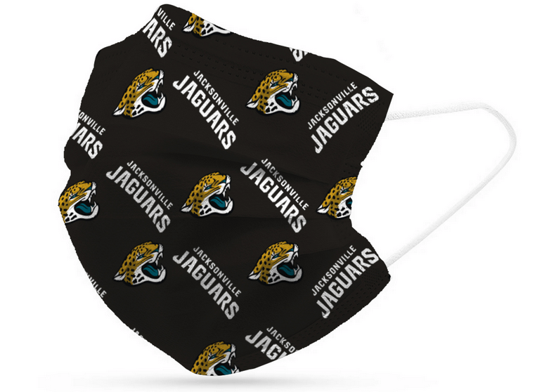 Jacksonville Jaguars Disposable Mask 6 Pack