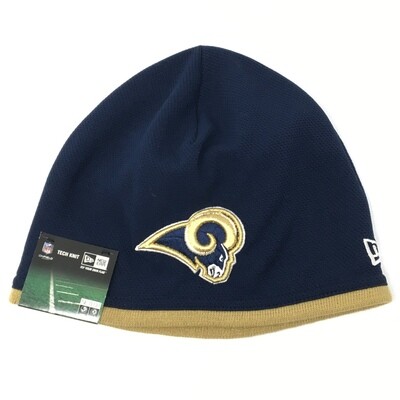 Los Angeles Rams Retro Men's New Era Knit Hat Los Angeles Rams Retro Men's New Era Knit Hat