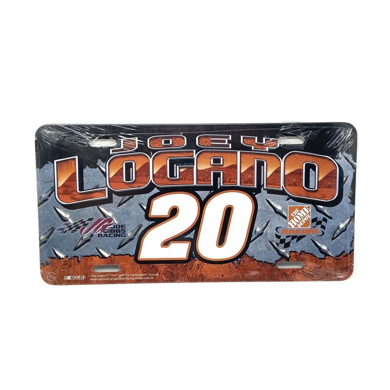 Joey Logano Lightweight Metal License Plate Joey Logano Lightweight Metal License Plate