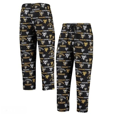 Pittsburgh Penguins Men's Concepts Sport Flagship All Over Print Pajama Pants