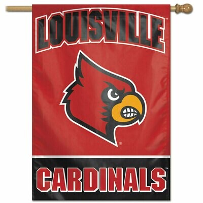 Louisville Cardinals 28" x 40" Vertical Flag