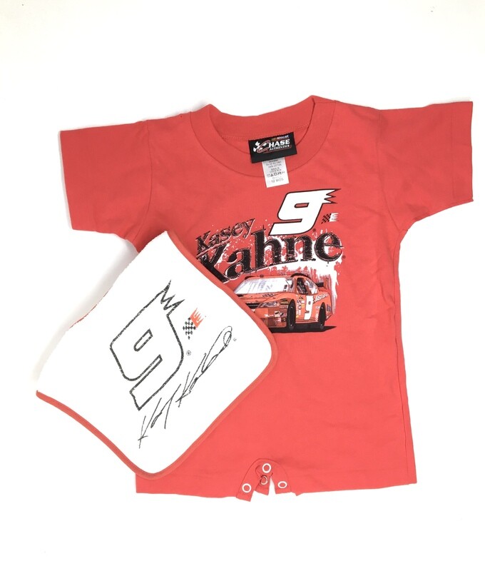 Kasey Kahne Baby Bib & Short Sleeve Onesie