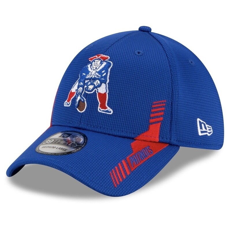New England Patriots Retro Men’s New Era NFL Sideline Home 39Thirty Stretch Fit Hat