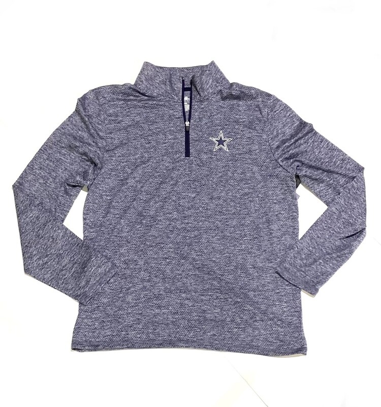 Dallas Cowboys Men's Team Authentic Quarter Zip Pullover