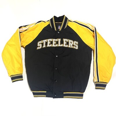 Pittsburgh Steelers Men’s Two-Tone G-III Insulated Full Button Jacket