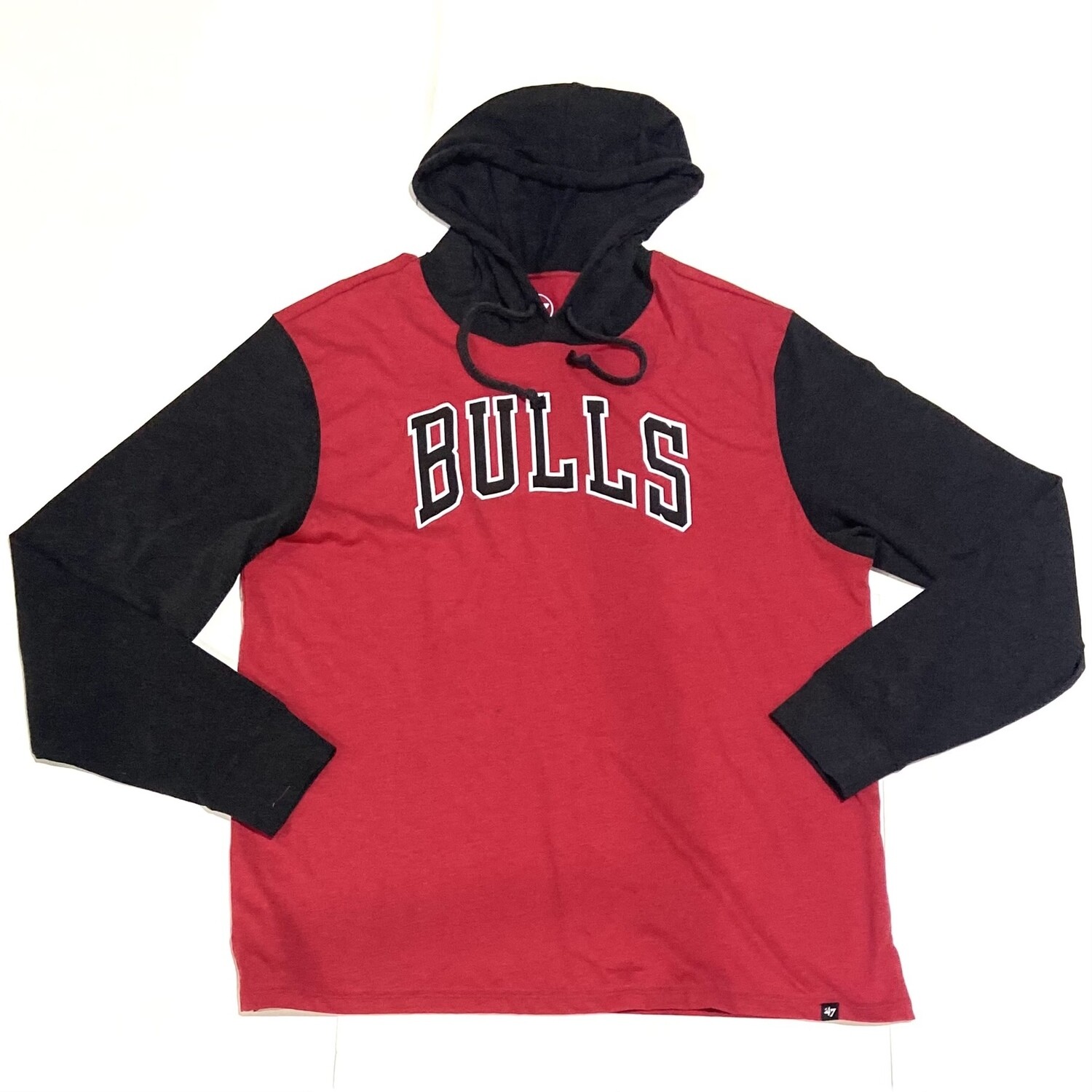 Chicago Bulls Men’s Red/Black 47 Brand Lightweight Hoodie
