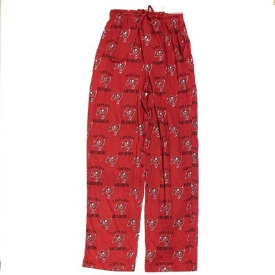 Tampa Bay Buccaneers Men's Red Reebok All Over Print Pajama Pants