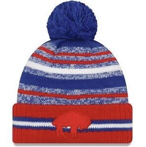 Buffalo Bills Men's Historic New Era Sport Cuffed Pom Knit Hat